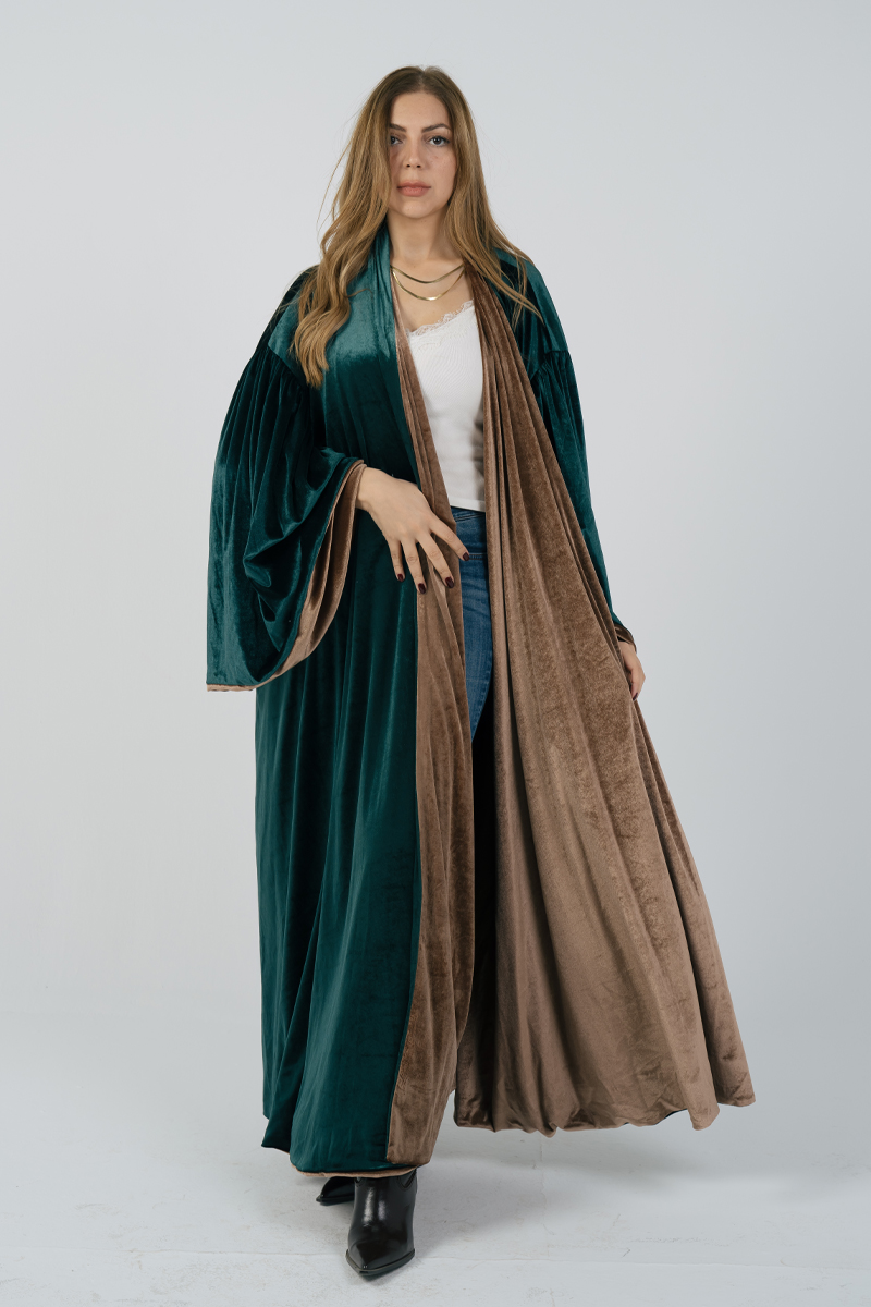 Dark Green & Champaign